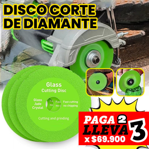 ¡LLEVA 3 DISCOS CORTE DE DIAMANTE POR EL PRECIO DE 2!